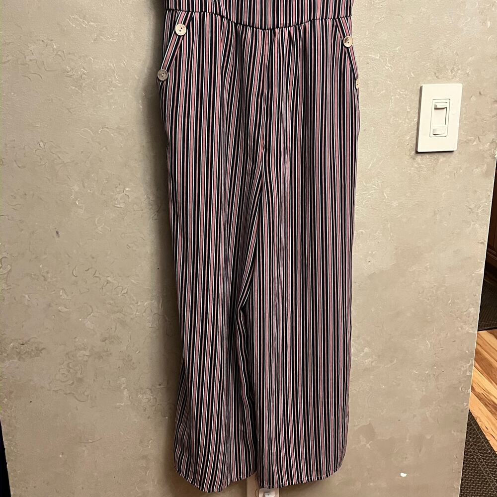 Xhilaration Striped Wide-Leg Jumpsuit Small - Cute & Comfy! - Picture 15 of 16
